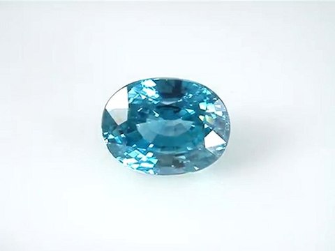 Natural Blue Zircon 19.57 Carats