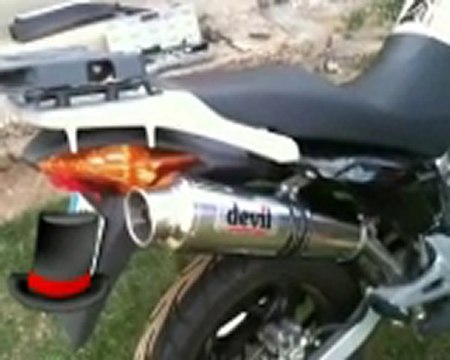 Son Pot Devil Avant/Apres Honda Varadero 125 2001