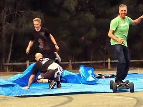 TARP SURFING with a surfing world champ.