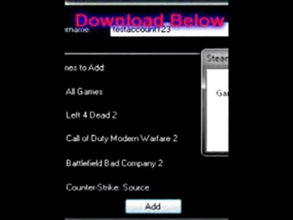 Steam Game Adder *DOWNLOAD AVAILABLE*