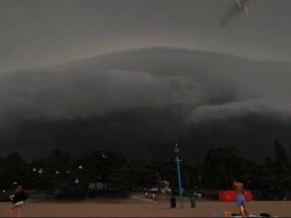 Fast-moving storm