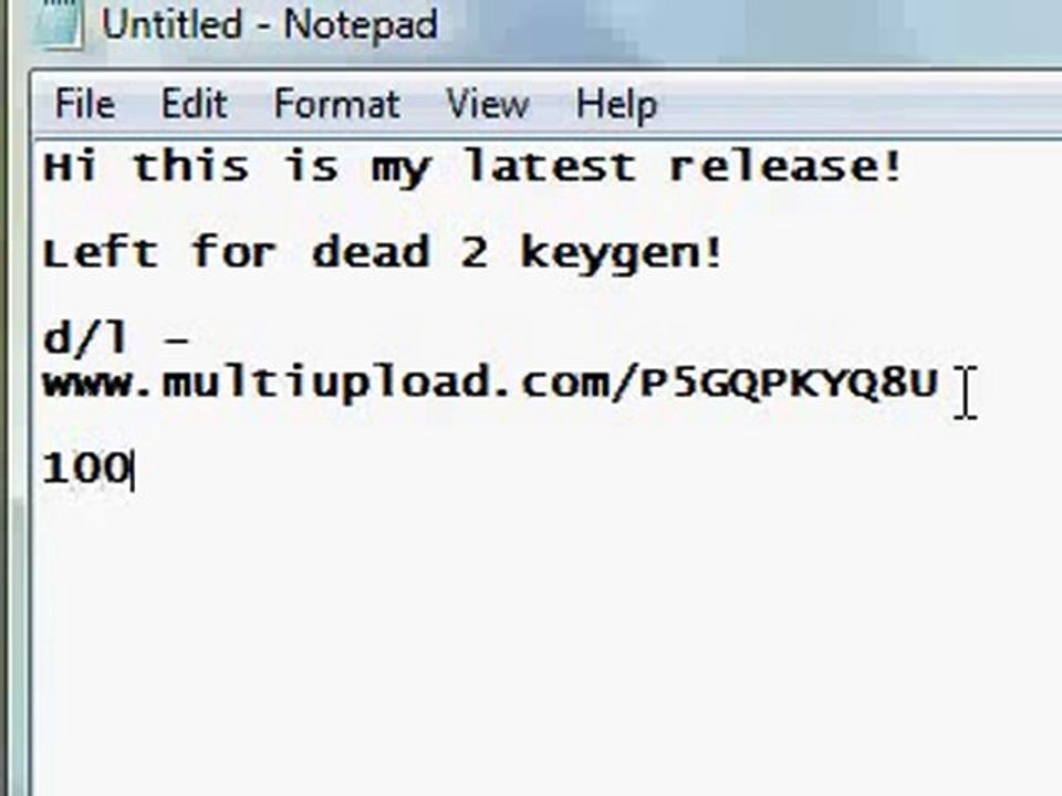 Left 4 Dead 2 Serial Key Free