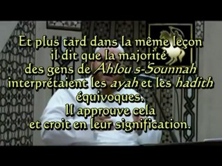 Le wahabite Shady Al-Sulayman, la aqida wahabite