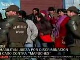 Inhabilitan a jueza por discriminación en caso de mapuches