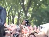 Gaga Lollapalooza Stage Dive w/Semi Precious Weapons 2010