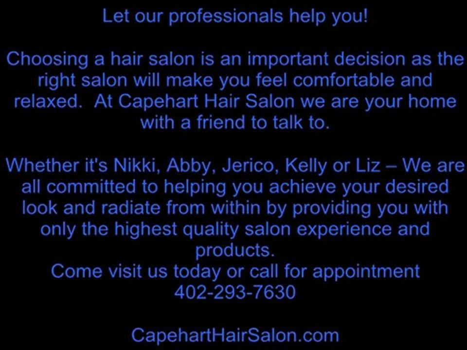 CAPEHART HAIR SALON BELLEVUE NE 3,BEST HAIR SALON BELLEVUE
