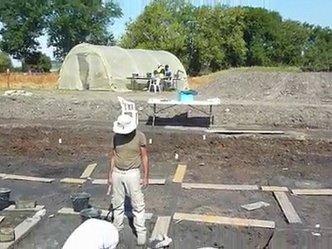 Chantier du Briquetage de la Seille 2010 à Marsal