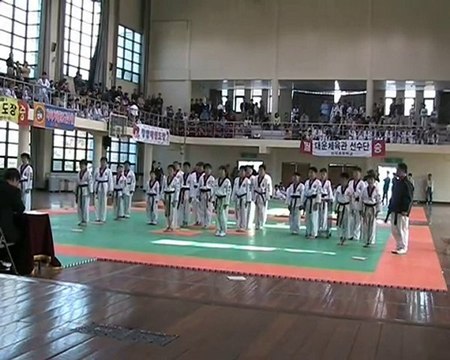 taekwondo démonstration enfants korea