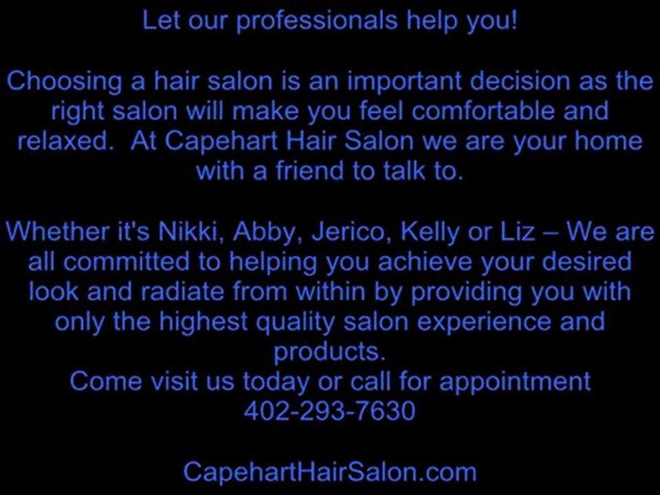 CAPEHART HAIR SALON BELLEVUE NE ,BEST HAIR SALON BELLEVUE 2