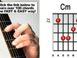 How to play C minor - Guitar Barre Chords