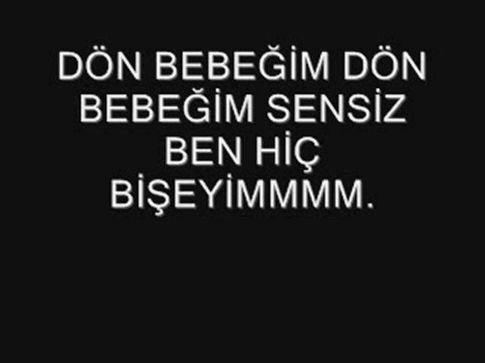 Dj Barış - Sensiz Ben Hiç Bişeyim..