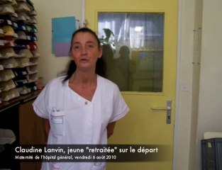 Clermont : L'émotion de Claudine Lanvin