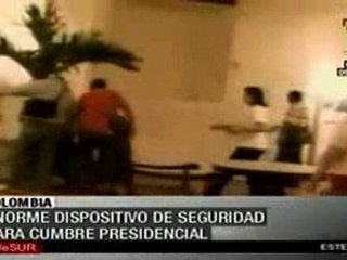 Enorme dispositivo de seguridad para cumbre presidencial