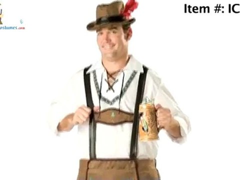 Men's German Lederhosen Oktoberfest Costumes