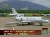 Llegada de Nicolás Maduro a Colombia