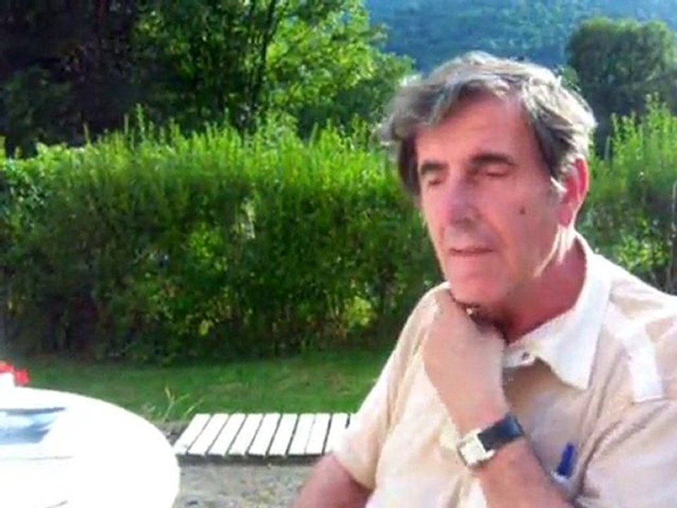 Bernard Menez en visite chez Jean-Claude Poirot