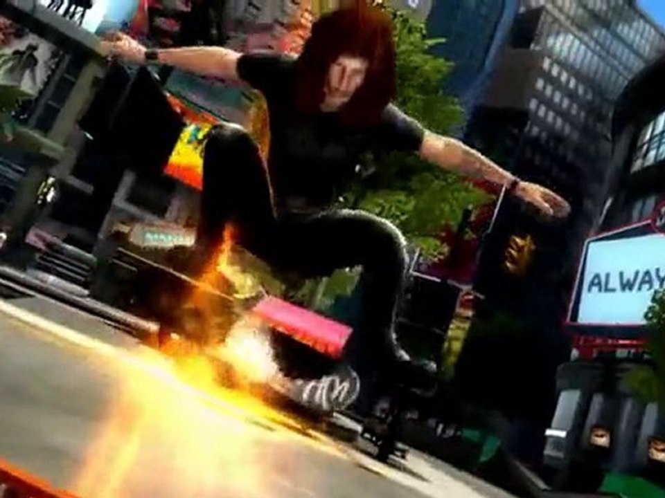 Shaun White Skateboarding- Transformation de l'environnement