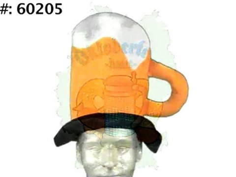 Plush Beer Mug Party Hat