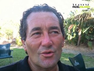 Nicolás della Vecchia, entrenador de padel,