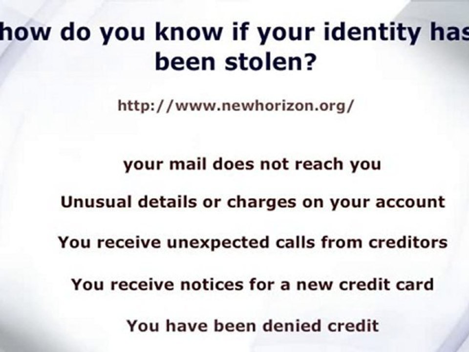 Tell Tale Signs That You Are a Victim of Identity Theft