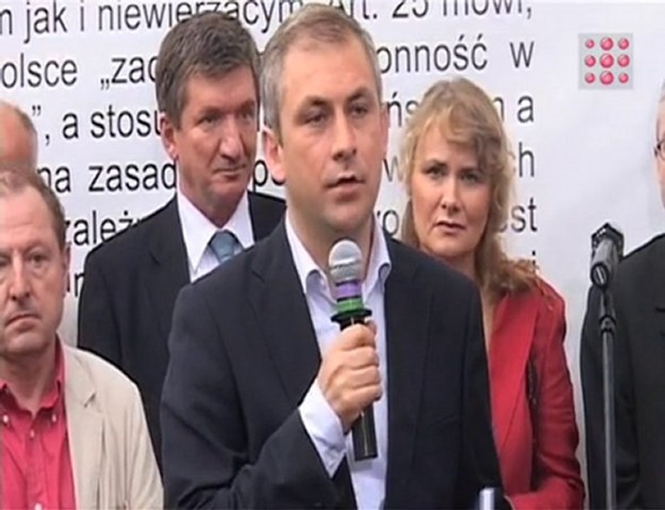 Napieralski: Musi być jasna granica - dokąd jest państwo a odkąd nasza wiara