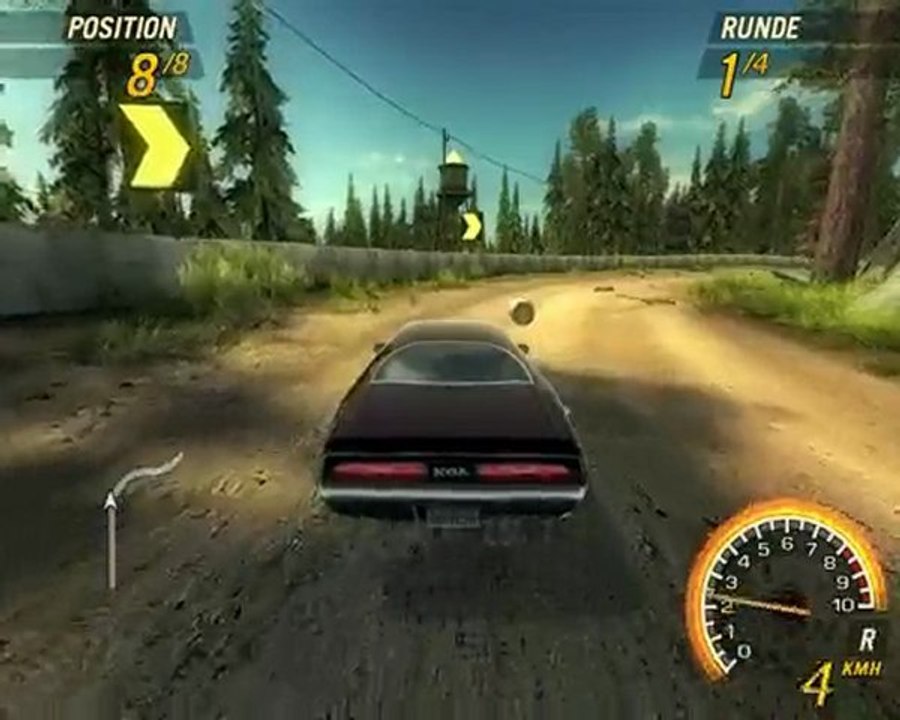 World Record: 220 km/h backward (FlatOut 2)
