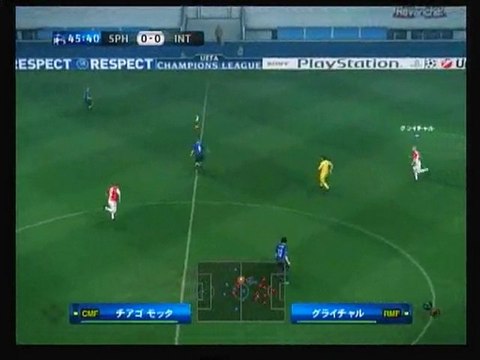PES2010　知人と対戦　2010年8月10日　7試合目