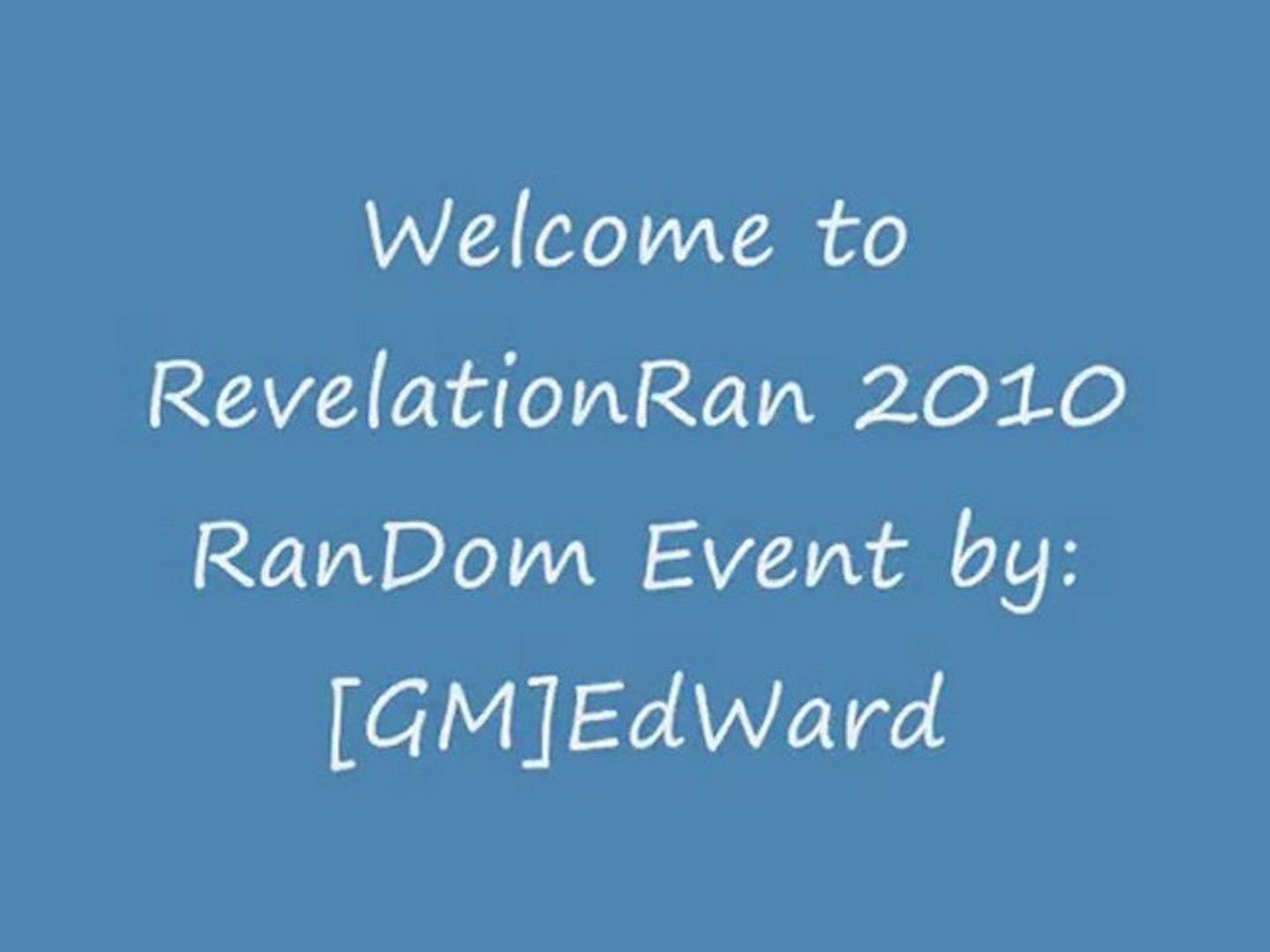 Random Event Video