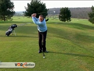 Apprendre le Golf : Le swing avec les pieds en canard