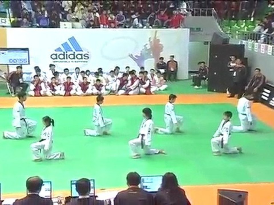 taekwondo compétition Aerobics équipe juniors