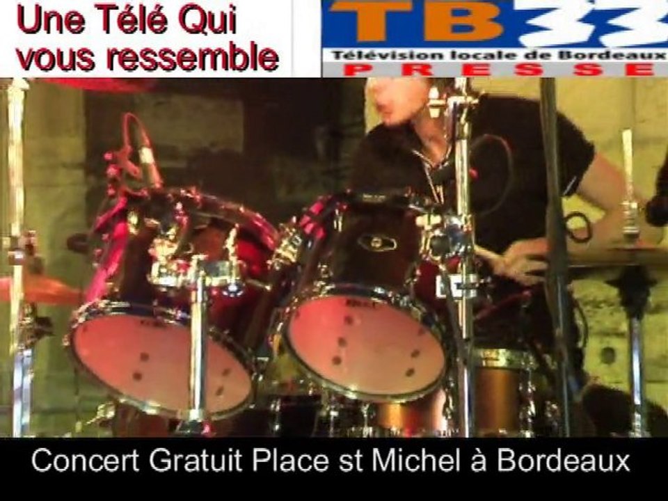 le mardi 10 août 2010 concert Gratuit à st michel Bordeaux