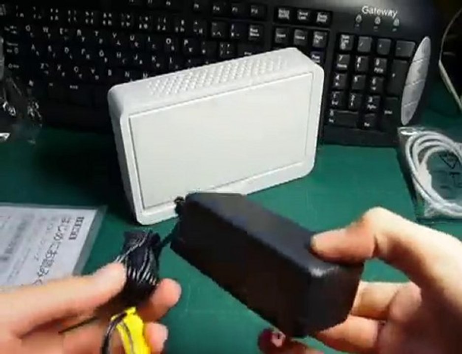 IODATA　外付けハードディスク　HDCR-U500　開封