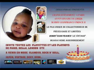 ÉVÈNEMENT/ ANNIVERSAIRE OWEN ROBBY GIANFRANCO PRINCE II