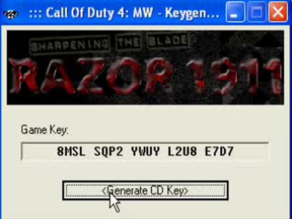 COD 4 keygen