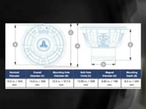 JL AUDIO 13W6v2-D4 13.5\ Dual 4-Ohm Subwoofer