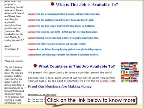 Typing Jobs From Home. Easy Part Time Job Online
