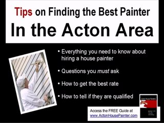 Best Acton House Painter