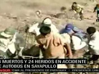 Un autobús cayó al barranco al menos reportan 23 muertos y