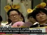 Seúl:mujeres rechazan disculpa de Japón por usarlas como e