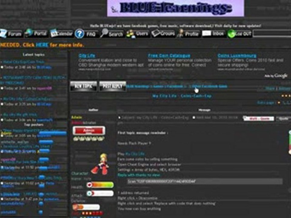 Facebook Game Cheat Area