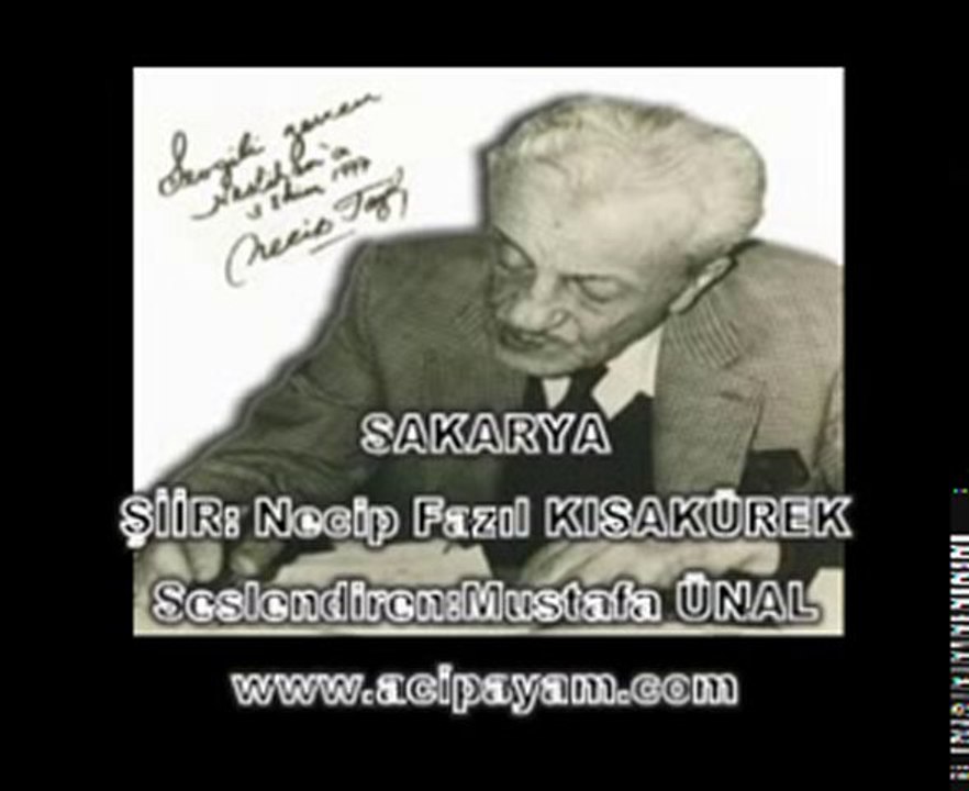 MUSTAFA ÜNAL'DAN SAKARYA ŞİİRİ