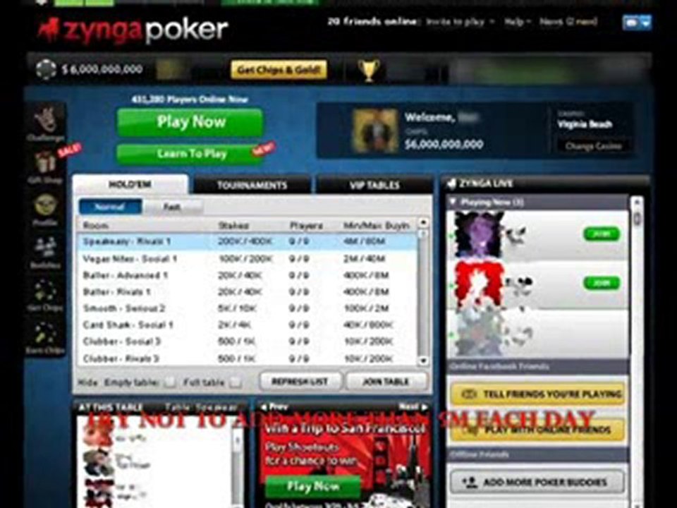 Texas Hold'em Poker New Chips Hack