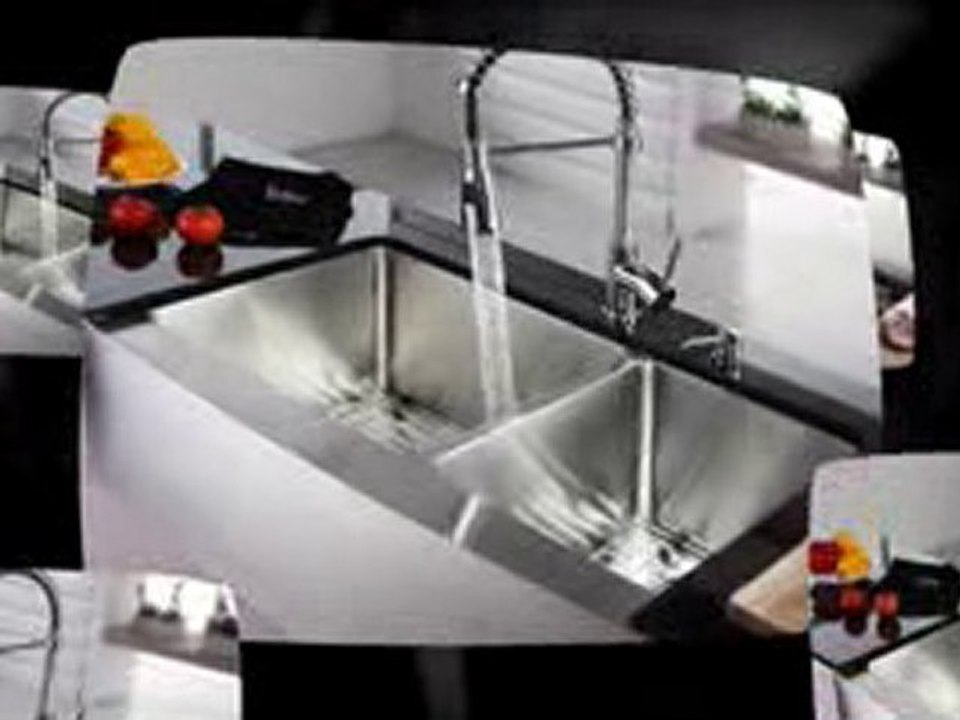 Kraus 36 inch Farmhouse Double Bowl Stainless Steel ...