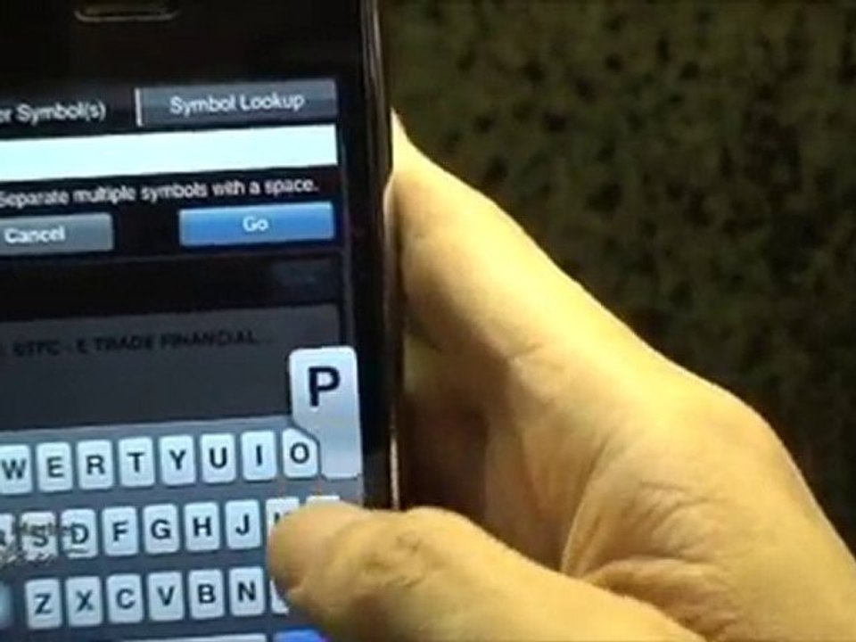 E*Trade Mobile Pro app for iPhone Free Features review video