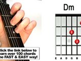 How to play D minor - Guitar Chords for Beginners