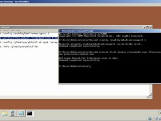 Create a Global Name Zone (GNZ) on Windows Server 2008