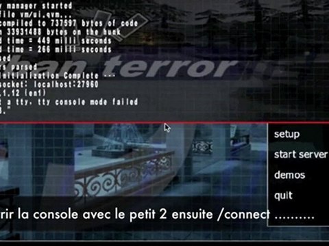 Le slash connect avec une IP Urban terror france