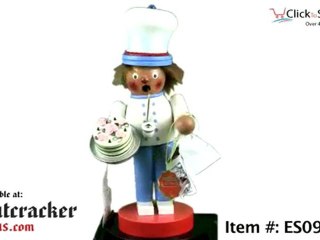 Steinbach Baker Smoking Figure - Signed