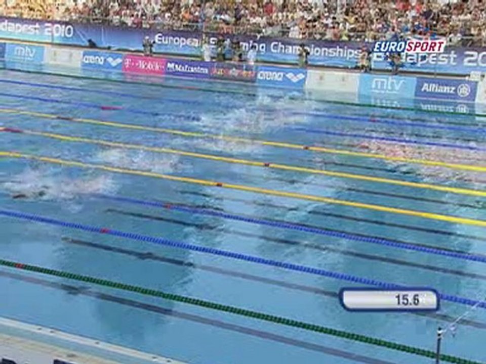 Final 50m dos homme, Budapest 2010, Camille Lacourt