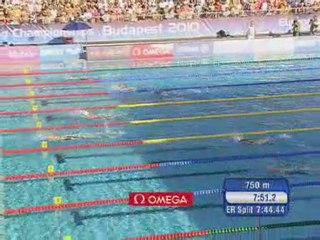 Final 800m libre femme, Budapest 2010, Ophélie-Cyrielle Etie